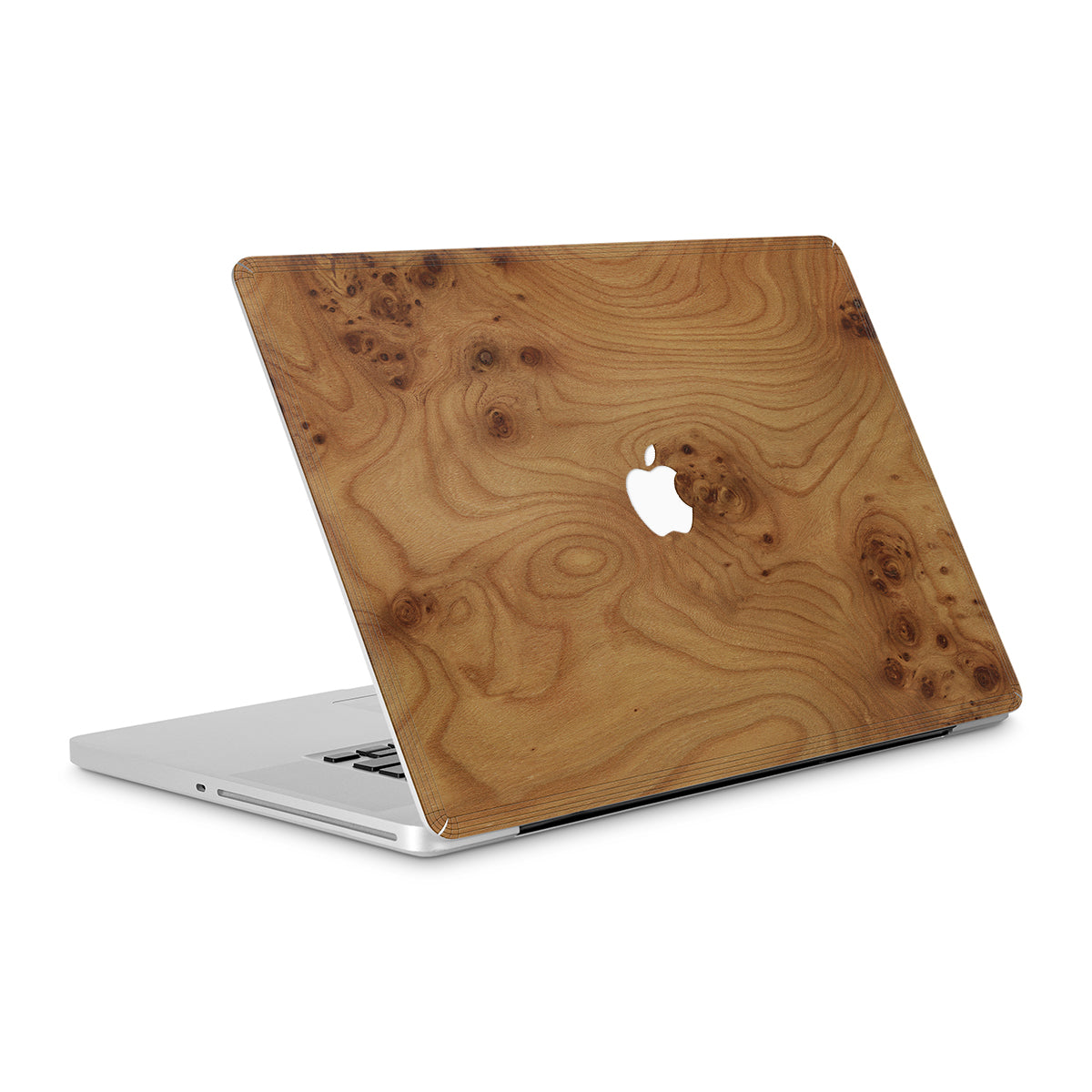 MacBook Pro 17" — #WoodBack Skin