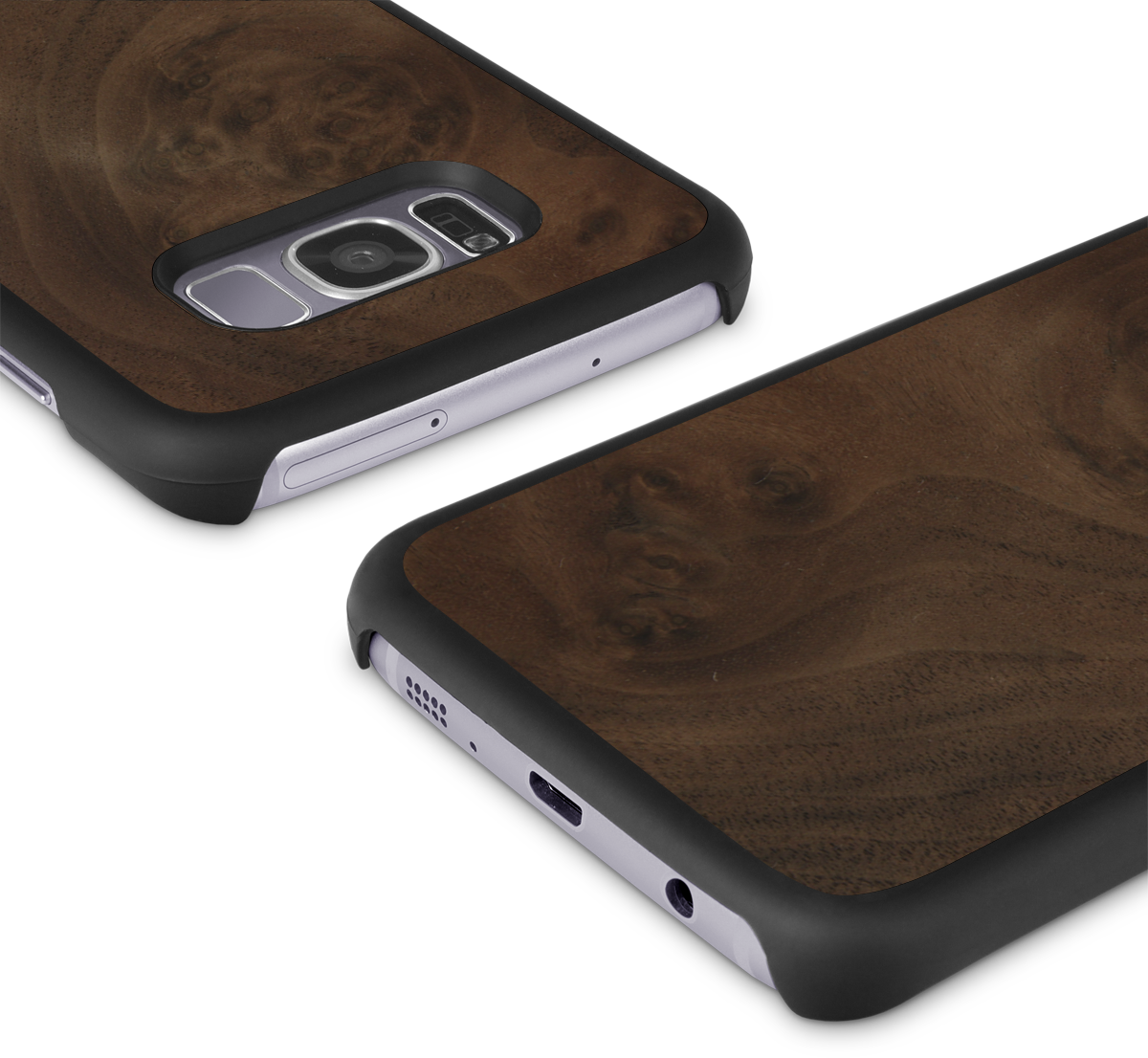 Samsung Galaxy S8 Plus — #WoodBack Snap Case