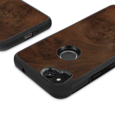 Google Pixel 3 XL —  #WoodBack Explorer Case