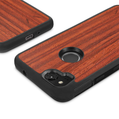 Google Pixel 3 XL —  #WoodBack Explorer Case