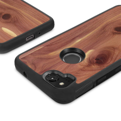 Google Pixel 3 XL —  #WoodBack Explorer Case