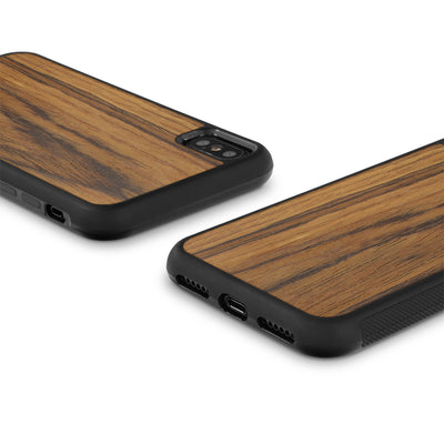 iPhone X — #WoodBack Explorer Case