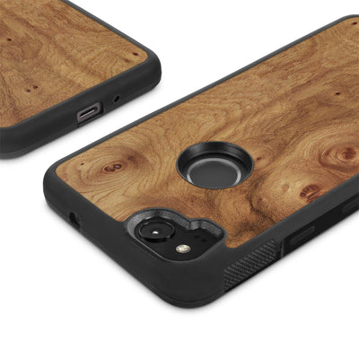 Google Pixel 3 —  #WoodBack Explorer Case