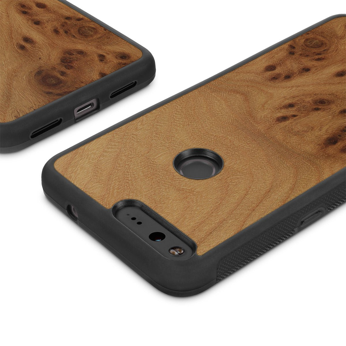 Google Pixel —  #WoodBack Explorer Case