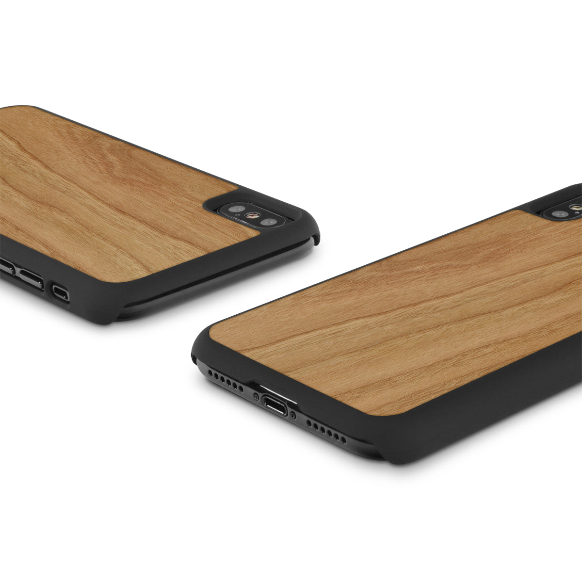 iPhone X —  #WoodBack Snap Case