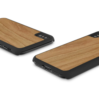 iPhone X —  #WoodBack Snap Case