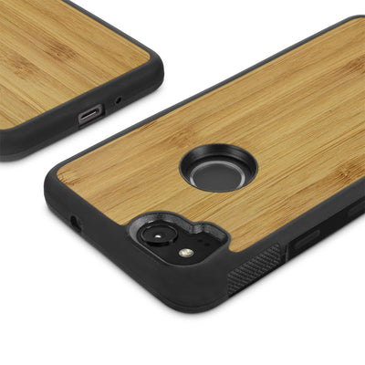 Google Pixel 3 XL —  #WoodBack Explorer Case