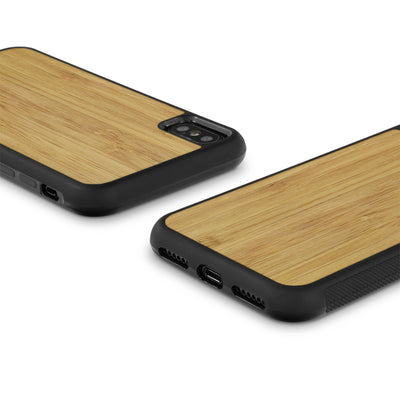 iPhone X —  #WoodBack Explorer Case