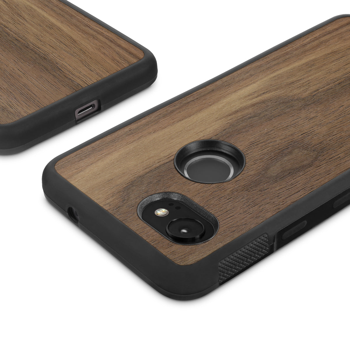 Google Pixel 2 XL —  #WoodBack Explorer Case