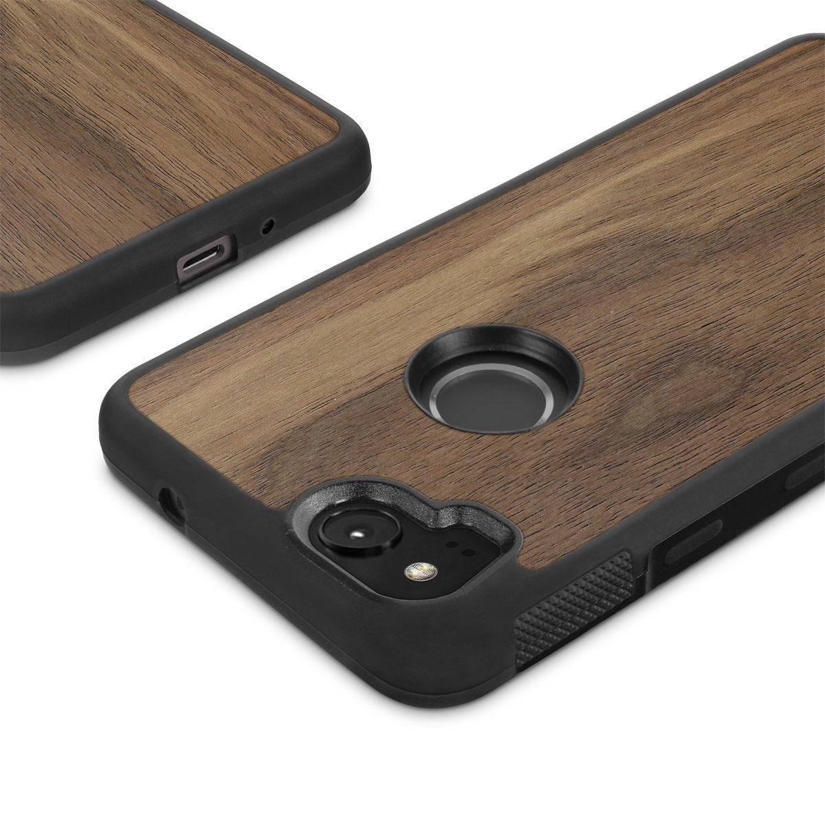 Google Pixel 3 XL —  #WoodBack Explorer Case