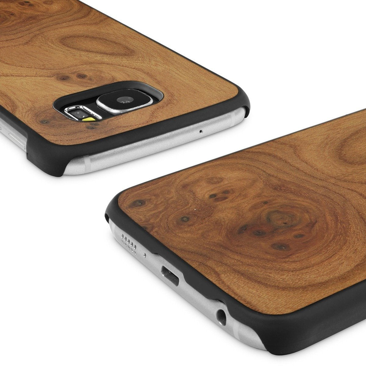  Samsung Galaxy S7 — #WoodBack Snap Case - Cover-Up - 6