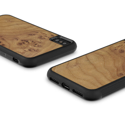 iPhone X —  #WoodBack Explorer Case