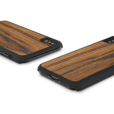 iPhone XS — #WoodBack Snap Case