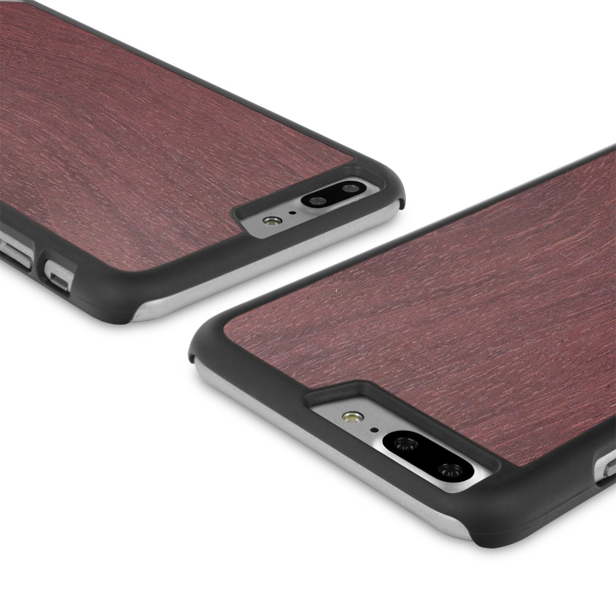 iPhone 8 Plus —  #WoodBack Snap Case