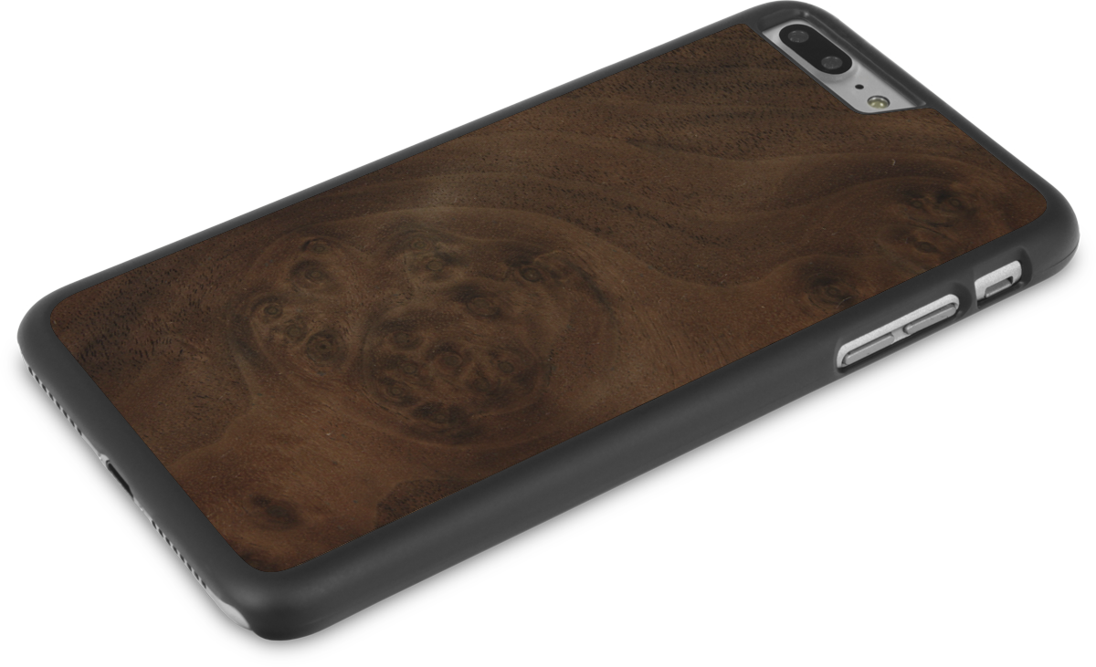 iPhone 8 Plus —  #WoodBack Snap Case