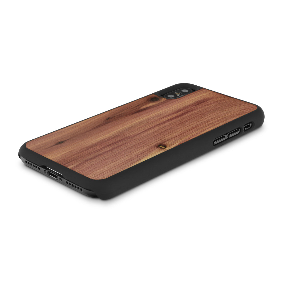 iPhone X —  #WoodBack Snap Case