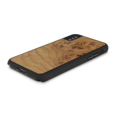 iPhone X —  #WoodBack Snap Case