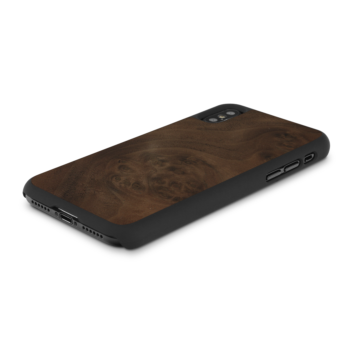 iPhone X —  #WoodBack Snap Case