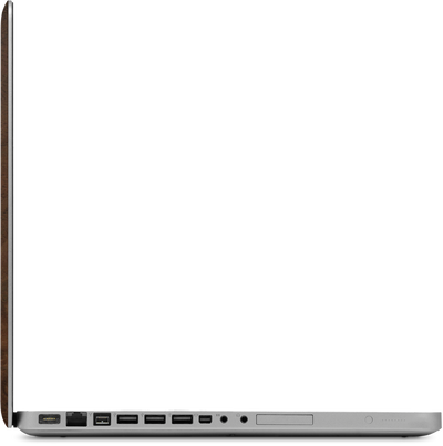 MacBook Pro 17" — #WoodBack Skin