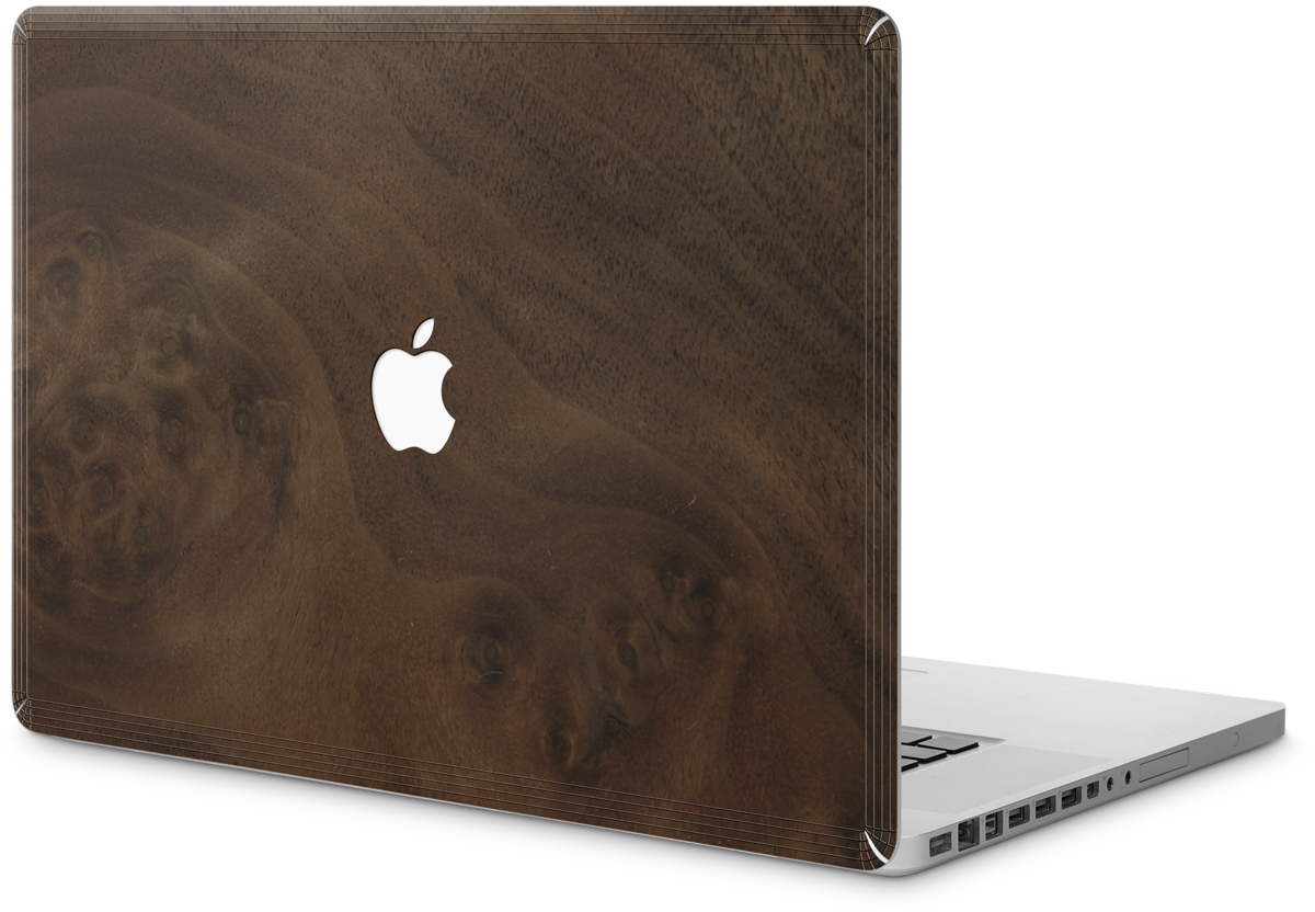 MacBook Pro 17" — #WoodBack Skin