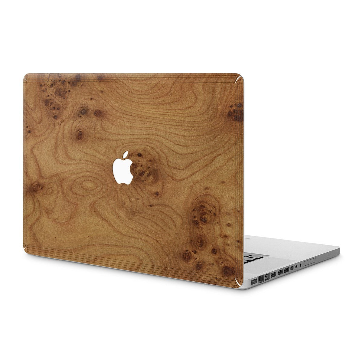  MacBook Pro 17" — #WoodBack Skin - Cover-Up - 1