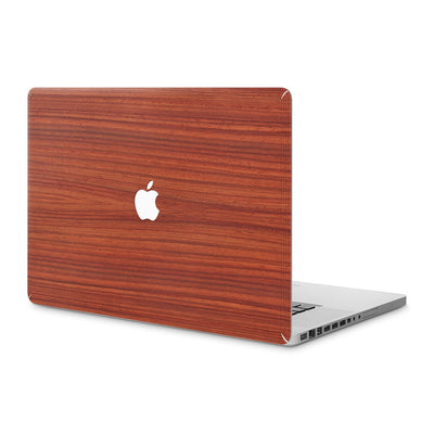  MacBook Pro 17" — #WoodBack Skin - Cover-Up - 1