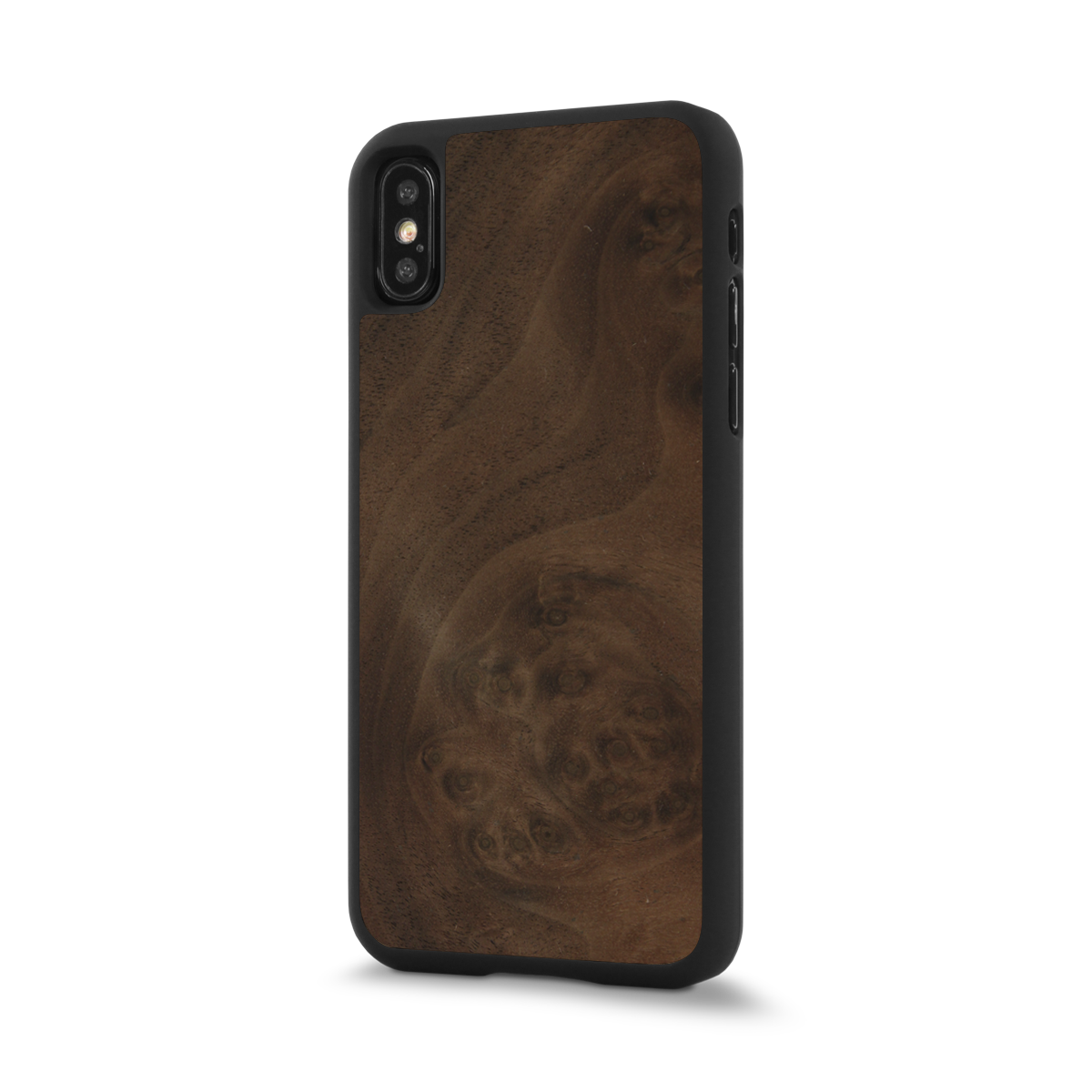 iPhone XS —  #WoodBack Snap Case
