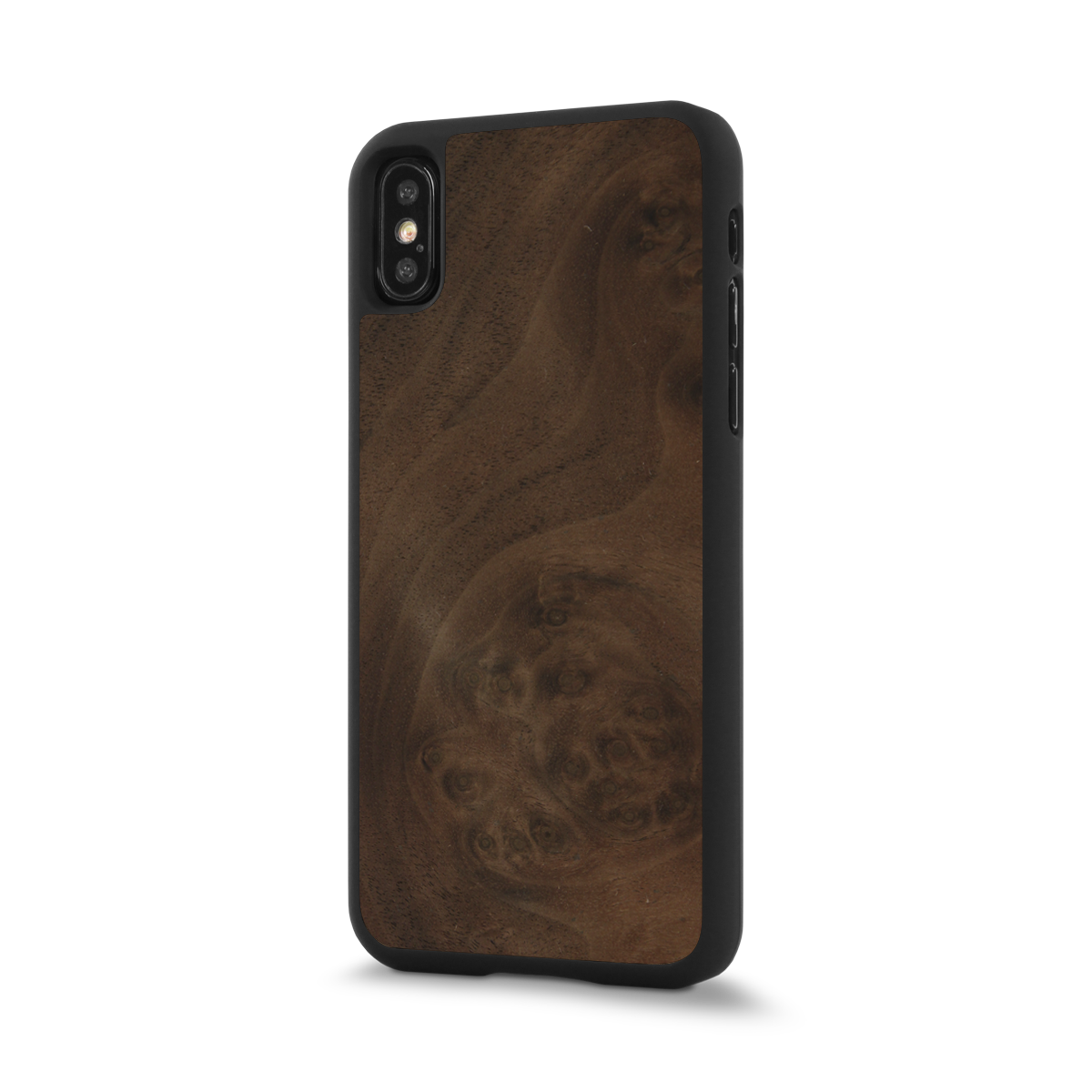 iPhone X —  #WoodBack Snap Case