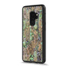 Galaxy S9 Plus — New Zealand Paua seashell Explorer case, standing upright