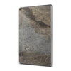 iPad 10.2" (7th Gen) — Smoke stone skin, standing upright
