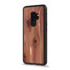 Galaxy S9 Plus — Cedar wood Explorer case, standing upright
