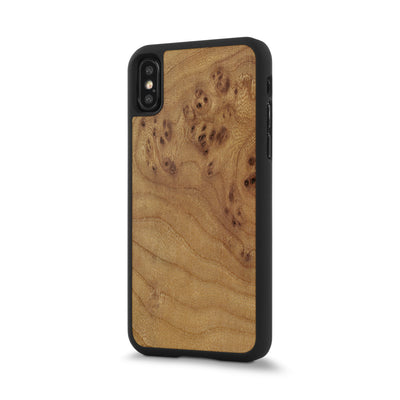 iPhone X —  #WoodBack Snap Case