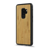 Galaxy S9 Plus — Bamboo wood Explorer case, standing upright