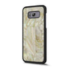 Galaxy S8 Plus — Gold Mother of Pearl seashell snap case, standing upright
