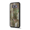 Galaxy S8 Plus — Black Mother of Pearl seashell Explorer case, standing upright