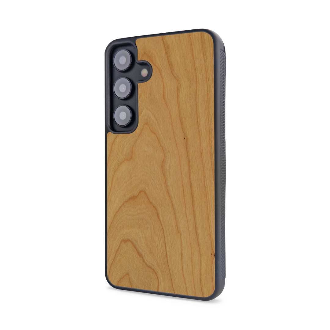 Cherry Wood Samsung Galaxy S24 Explorer Case Wooden Cases Cover-Up